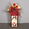 Chinese Wedding Kapok Flower Light Aisle Runner & Plum Blossom Pillar Centerpiece