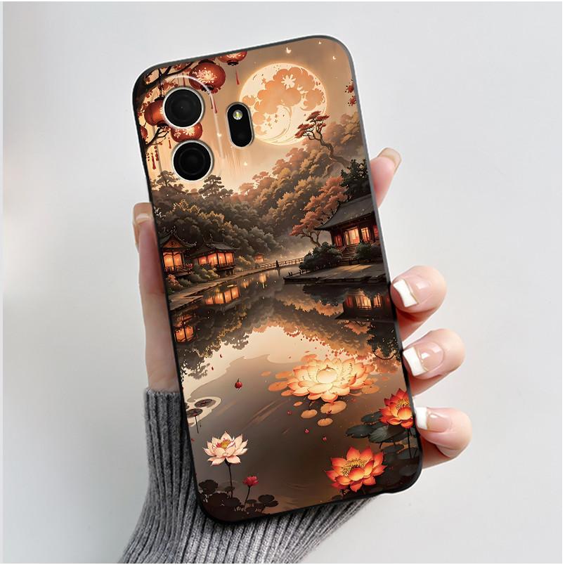 For TCL NxtPaper 70 Pro Case Luxury Cute Love Rabbit Funny Soft Black TPU Silicone Phone Case For TCL NxtPaper70 Pro Back Cover