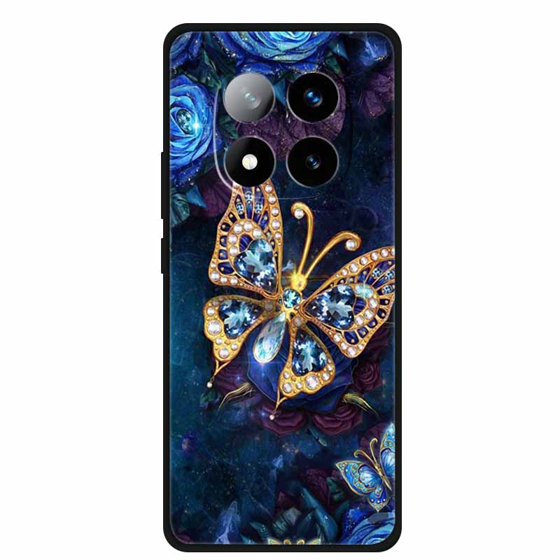 For Redmi Note 14 Pro+ Case Animals Soft Silicone TPU Phone Cases Back Cover For Redmi Note 14 Pro Plus 5G Wolf Shockproof Capa