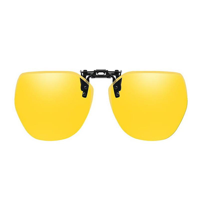 Polarized Clip On Sunglasses Men Women Photochromic Car Driver Goggles Night Vision Glasses Anti Glare Vintage Square Glasses