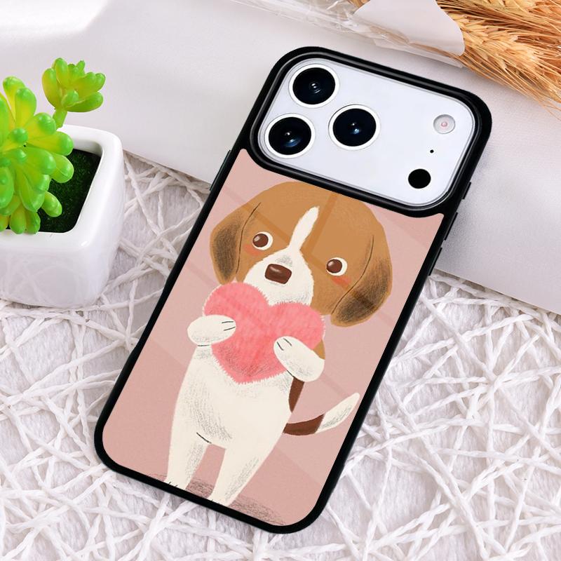 Beagle Dog Animal soft Phone Case for iPhone 17 Air 16 15 11 12 14 13 Pro Max Shockproof Cover