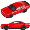 1/32 Dodge Challenger SRT Hellcat Model Hračky Kovový Odlévaný Miniatura 1:32 Zvuková a světelná kolekce vozidel Dárek pro kluky