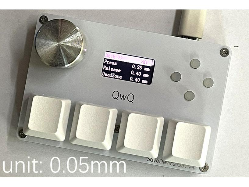 Customizable Magnetic Axis Gaming Keyboard with Knob