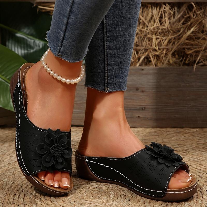 Summer Women Sandals Shoes Wedge Women Shoe Casual Women's Sandals Slip On Open Toe Female Sandalias Mujer Footwear