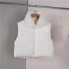 Short Down Cotton Vest 2025 New Solid Color Autumn and Winter Vest Jacket