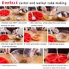 8 Holte Siliconen Portie Cakevorm Driehoekige Holte Cakevorm Pizza Punten Bakvormen Keuken Bakgereedschap voor Thanksgiving Day