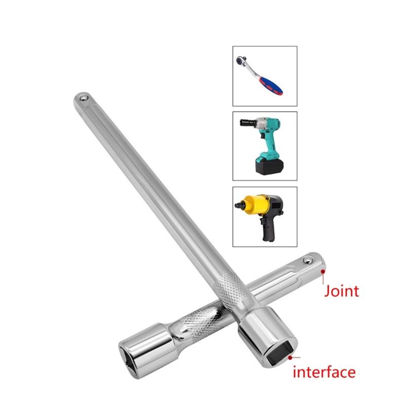 1/2Inch Drives Socket Extension Powerful Force for Compact Area for DIY Enthusiasts Effortless Screw and Nut Fastening