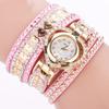 Neues Mode-Strass-Geflochtenes Seil-Armband Quarzuhr Geschenk Reloj 2026