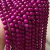Jingde Purple Chalcedony Jade Bracelet Beads, DIY Jewelry Accessories