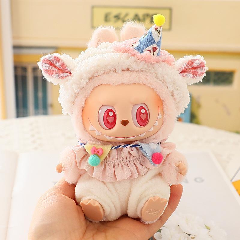 (No Doll) Labubu Baby Clothes Are Suitable for The First and Second Generations of Labubu Cartoon and Cute One-piece Clothes