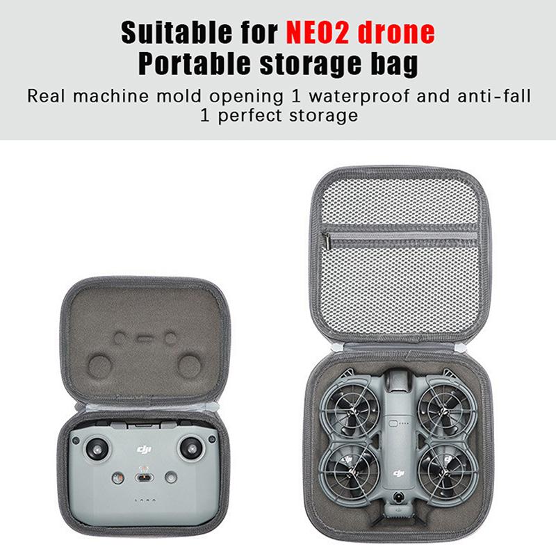 Carrying Shockproof Case For Dji Neo 2 Fly More Combo Kit Case Portable Storage Bag For Dji Neo 2 Rc N3 Drone Remote Accessories