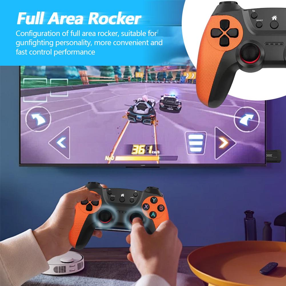 Retro Game Stick with 2.4G Wireless Controller Plug and Play Video Gaming Console 4K HDMI-compatible Output for TV Game Lovers