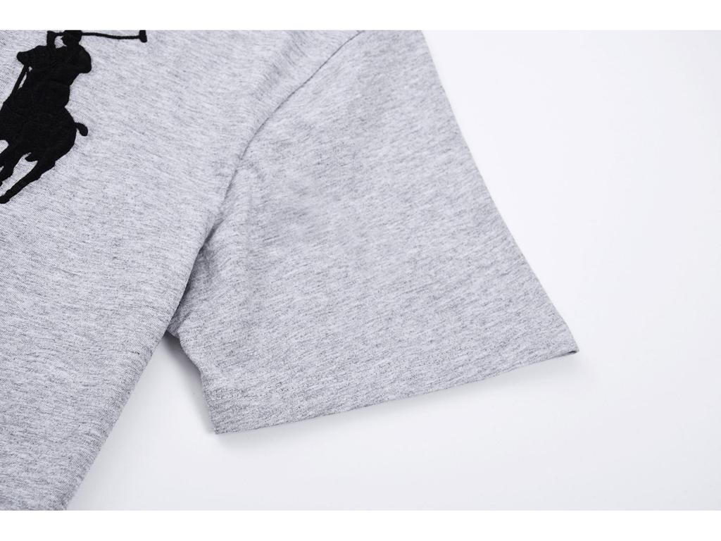 Men's Malaysia Logo Slim Fit Cotton T-shirt - Short Sleeve, Round Neck, Summer Business Wear