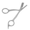 2 in 1 Eyebrow Scissors with Comb Ergonomic Handle Stainless Steel Brows Trimmer for Men Women