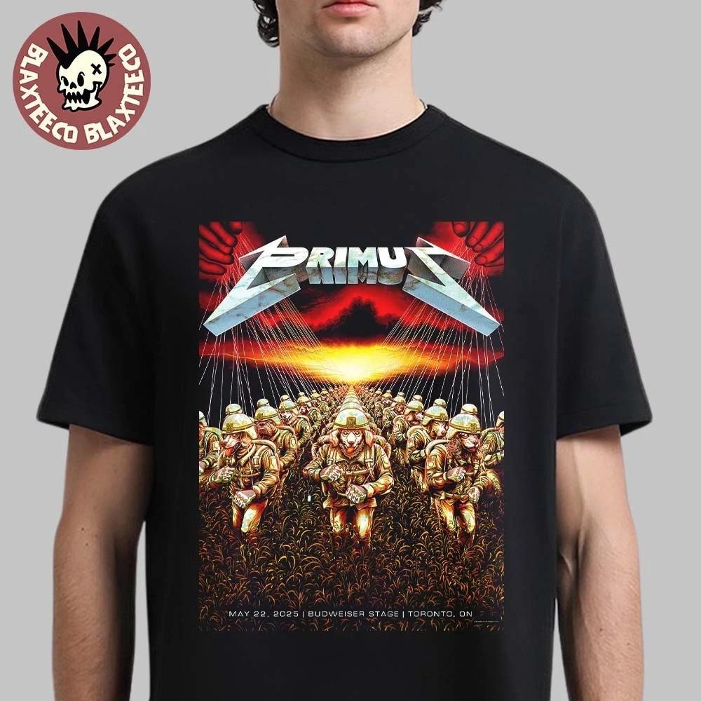 Primus  Sessanta 2025 Toronto May 22 Concert Art Style Reprint Unisex T-Shirt S