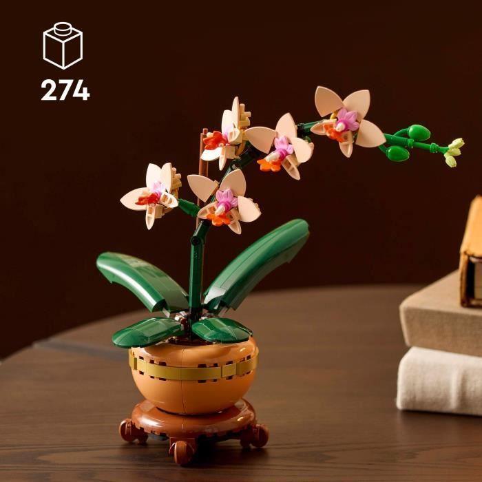 LEGO Botanicals 10343 The Miniature Orchid - Artificial Flowers - Gift Idea