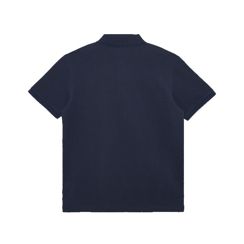 New Era MLB Blue And White Porcelain Series Cotton Simple Logo Short Sleeve American Polo Shirt Unisex Polo Shirts Navy-Blue 14385087