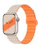 Dijiji Apple Watch Alle Modelle 9/8/7/6/5/4/Se/Ultra Silikon Gliederband Magnetisches Armband Riemen 38/40/41/42/44/45/49mm