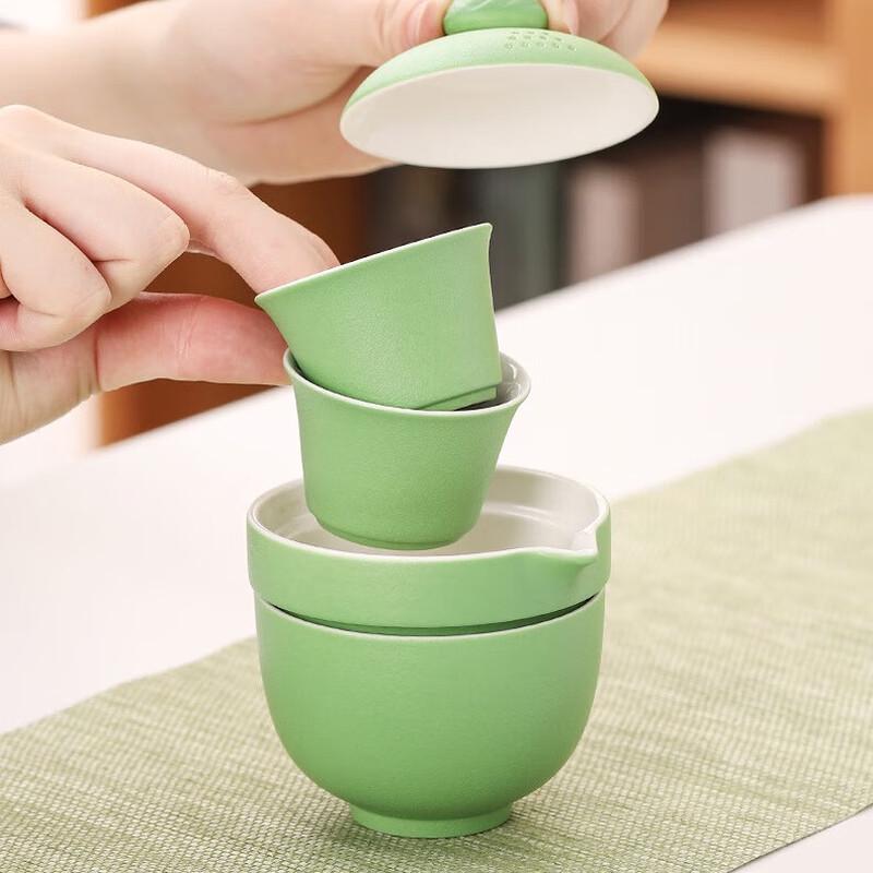 Portable Ceramic Travel Tea Set