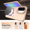 For Samsung Galaxy A15 5G / 4G Case Skin-touch PC + TPU Magnetic Phone Cover with Lens Frame Kickstand