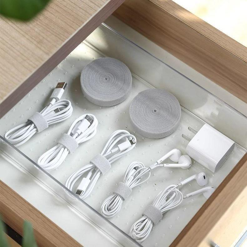 Magic Tape Cable Organizer: Cable Management Straps for Storage and Fixing