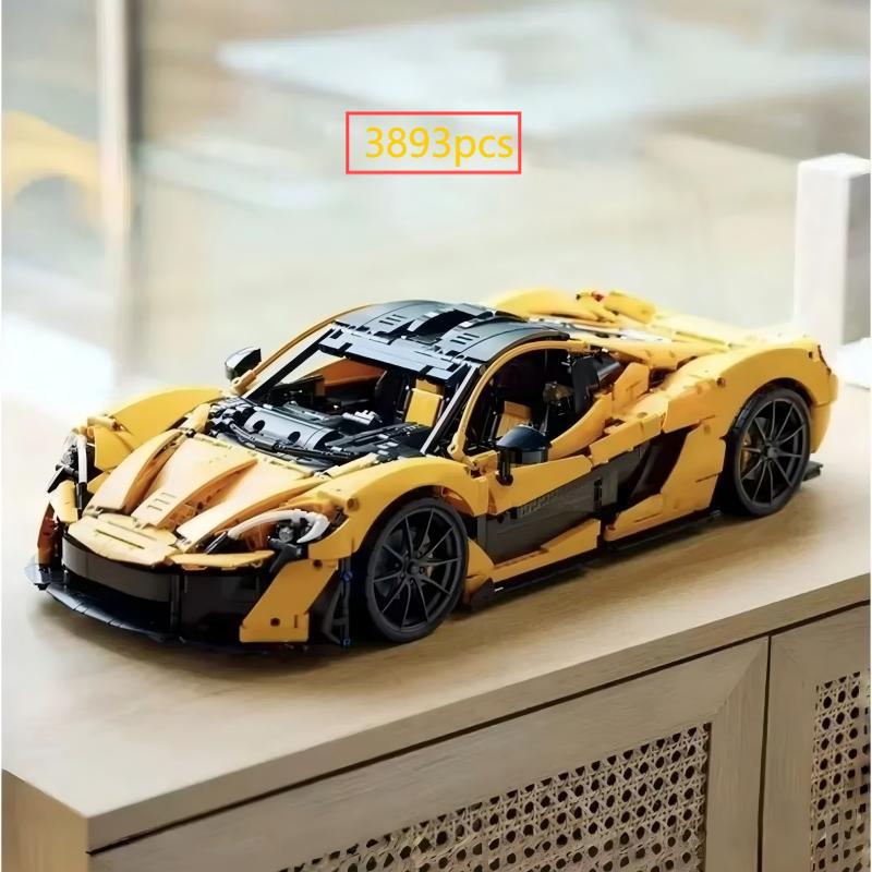 3893 stk 2025 Nye Tekniske Super Racing Byggeklosser Modell Super Sportsbiler Klosser Leker For Gutter itmas Gaver