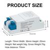 5.8G Microwave Radar Sensor Switch DIP 220-240V 360 Degree Microwave Sensor High Sensitivity Long Distance Detector Switch