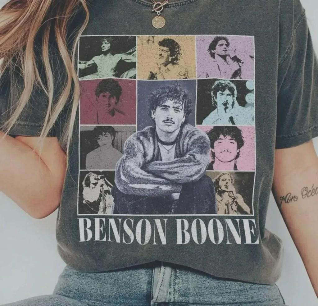 Benson Boone Wanted Man Tour Shirt, Fireworks and Rollerblades Tour 2026 Benson