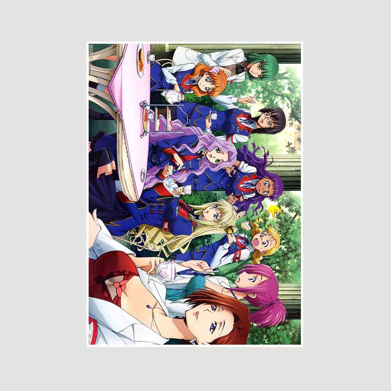 

White Paper Класичне аніме Code Geass Lelouch of The Rebellion Плакат Ретро Плакати та принти Малюнок Wall Art Decor DIY Home Room Decor Painting 42x30cm