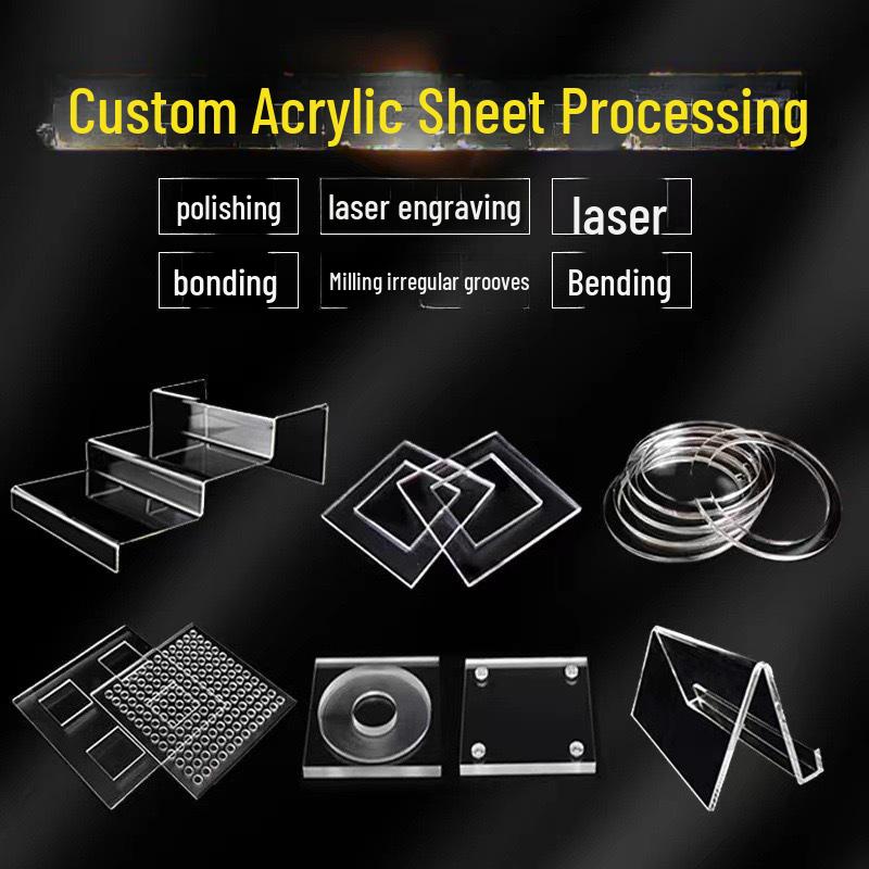 Placă Acrilică cu Transparență Ridicată pentru Gravură Laser și Imprimare UV