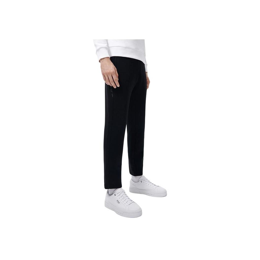 FILA Solid Color Basic Simple Business Commuter Knit Casual Pants Men bottoms Legendary-Blue F11M311602FNV
