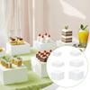 Cube Buffet Display Stand Hollow Food Riser White Nesting Riser Set for Catering Buffet and Collectibles