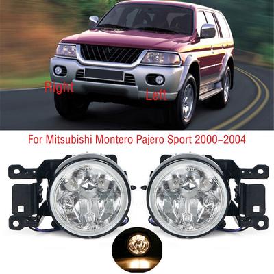 Farol de neblina dianteiro para Mitsubishi Montero Pajero Sport 2000 2001 2002 2003 2004 Farol de neblina dianteiro do carro com