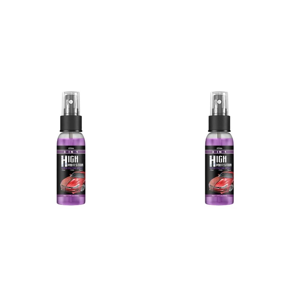 3 In 1 Car Ceramic Coating Spray High Protection Shine Armor Ceramic Car Wash Car Shield 30/100ml Polishing Spraying Wax Tools