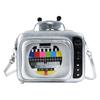 2025 New Retro TV Pain Bag Small Food Intake Square Antenna Bow Removable and Cross-shoulder