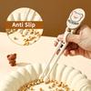 WORTHBUY Kid Dinnerware Set 304 Stainless Steel Child Cutlery Anti Scalding Detachable Bowl Water Cup With Spoon Fork Chopsticks