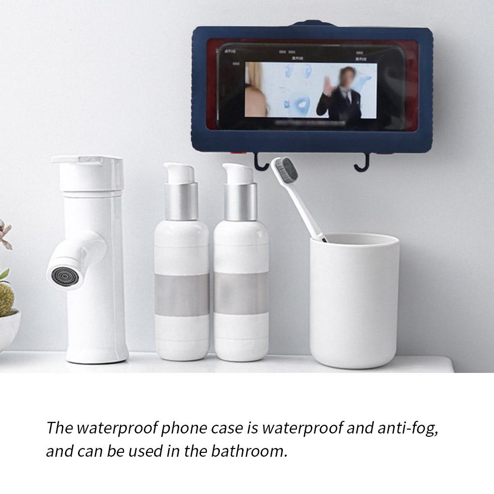 Bathroom Toilet Mobile Phone Holder Box Wall Mounted Soap Bracket 6 Inch
