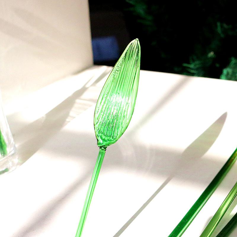 Handmade Colorful Murano Glass Flower Craft Figurine Wedding Valentine's Day Favors Gifts Table Miniature Vase Decor Ornaments