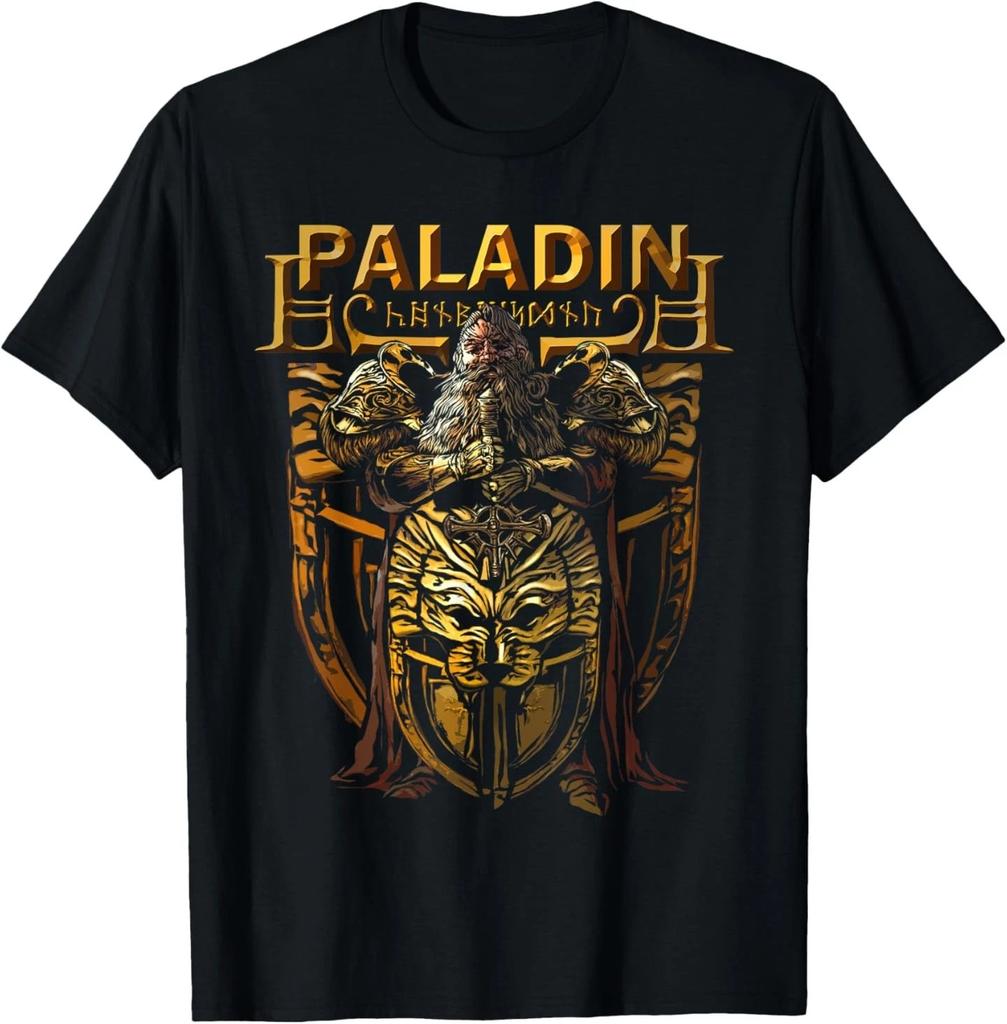 Dwarven Paladin, Dwarf Knight, Tabletop RPG Fantasy Gamers T-Shirt