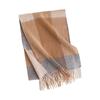 Pure Cashmere Scarf for Women in Winter Thickened Men's High End Plaid Cashmere Couple Scarf Winter Style