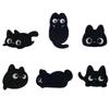 1PC Little Black Cat Self-adhesive Seam-free Patch Sticker Cartoon Clothes Children's Down Jacket Holes and No Traces Repair Embroidery Cloth Sticker