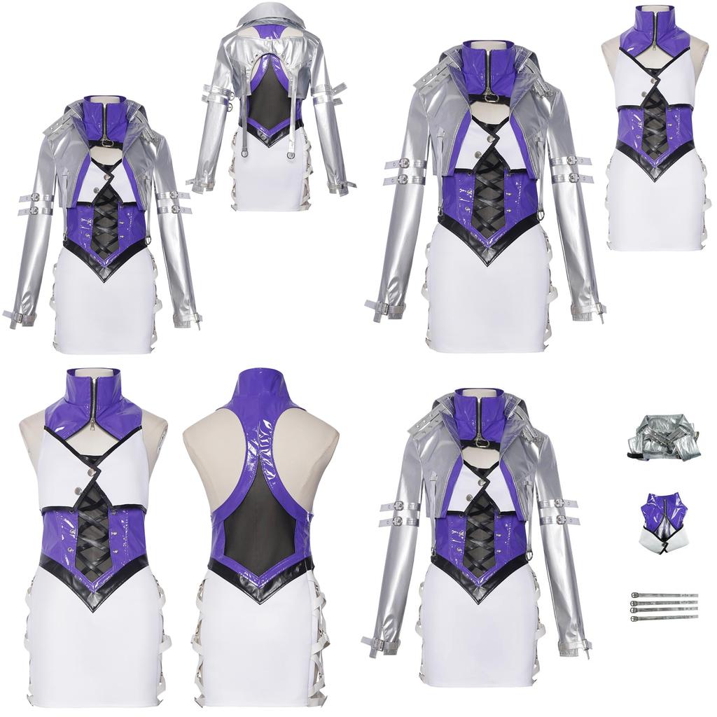 Naraka Bladepoint Cosplay Costume For Anime Conventions With Pu Material For Role Playing