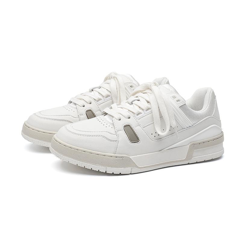 Men's board shoes student personality 2025 spring and autumn new men's sports shoes trend casual white shoes 1047-R