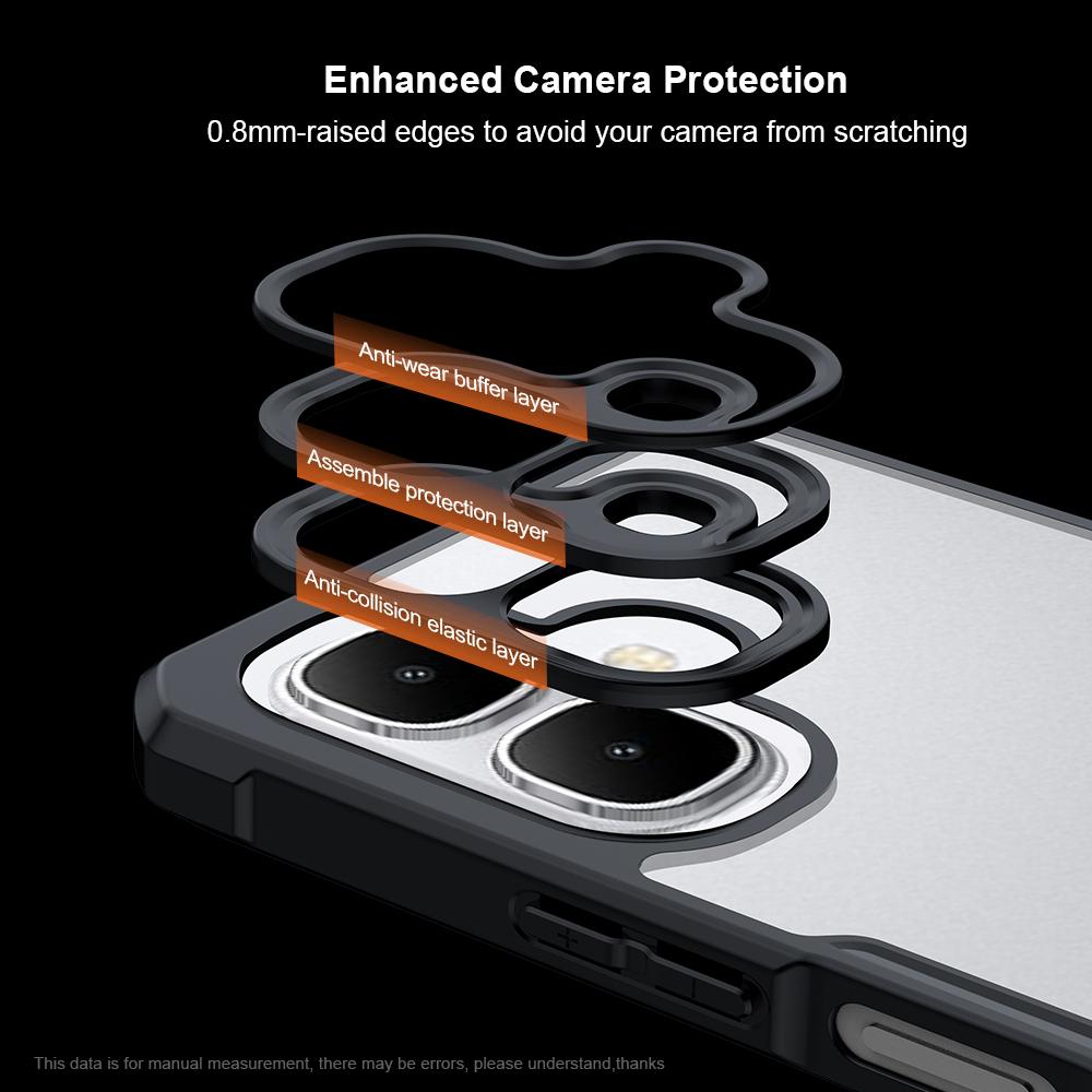 XUNDD For Infinix Smart 10 Case Dropproof TPU+Acrylic Clear Back Phone Cover