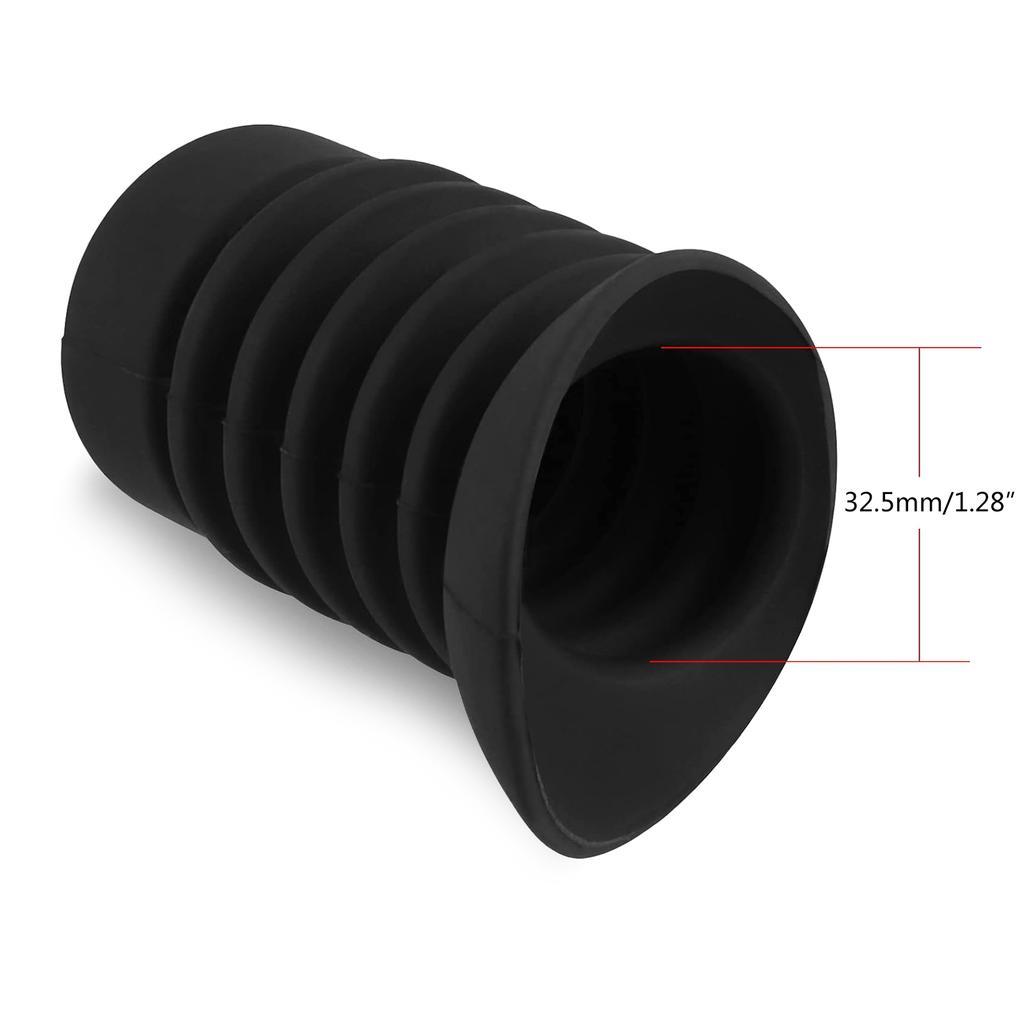 Rubber Eyepiece Cover for 36mm-43.5mm Ocular Lens Extender Eye Relief Distance Optics Cover Oblique Eyepiece Hood Eyecup