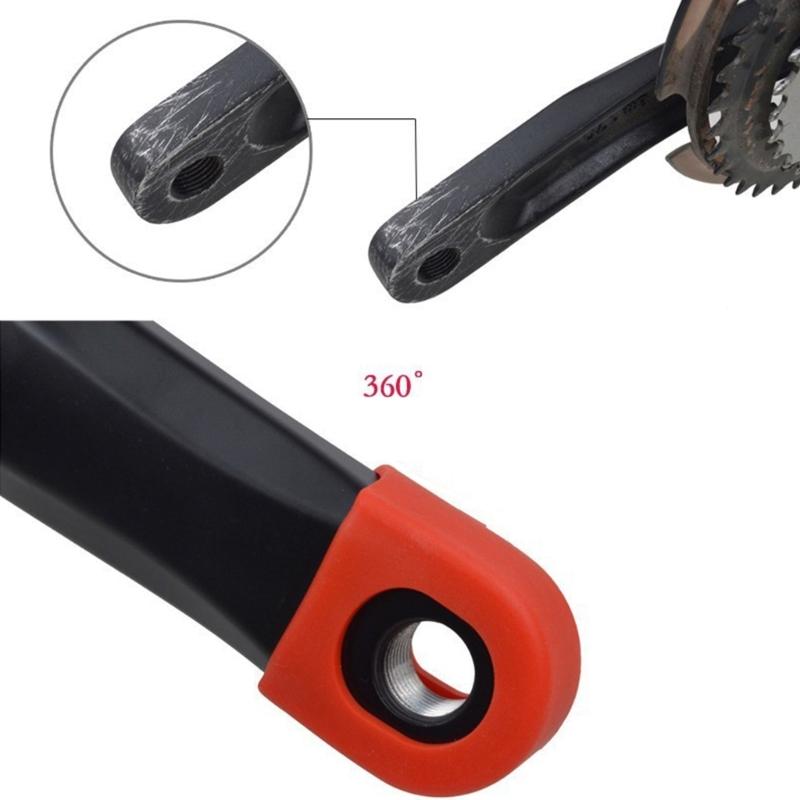Silicone Crank Cover Bicycles Crank Cover Protectors Bicycles Crank Arm Sleeve Cover Protective Case Crank Arm Cover