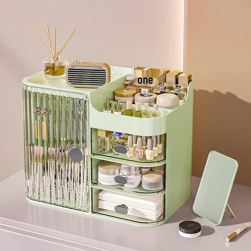 WEZHO Desktop Dustproof Cosmetic Storage Box