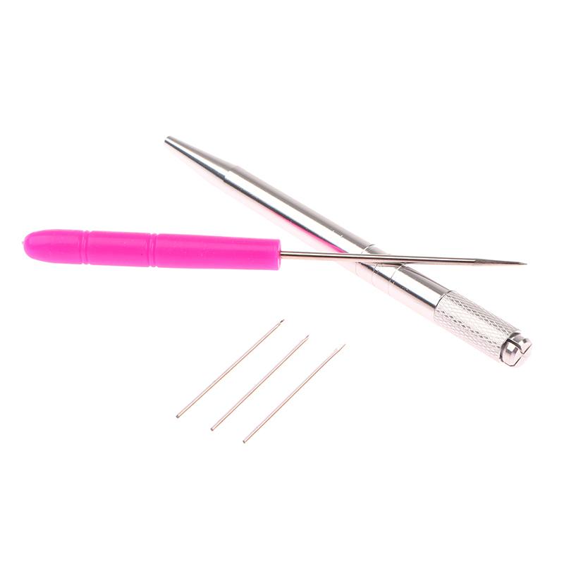 Kit di Aghi per Reroot Capelli di Bambola Ripittura Testa di Bambino Reborn Strumenti per Inserire Capelli Parrucca Forniture Accessori Set