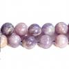 Thread of 44 Round Beads 8mm 8mm In Light Purple Lepidolite