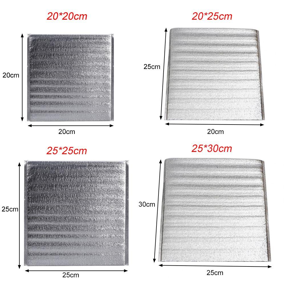 50Pcs/Pack Folding Aluminum Foil Bag Portable Ice Cold Warm Insulation Bag Food Thermal Drink Storage Cooler Bag